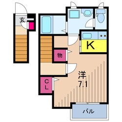 コンフォール白鳥の物件間取画像